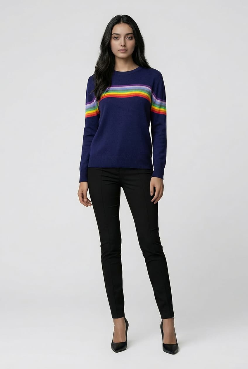 cashmere crew neck sweater