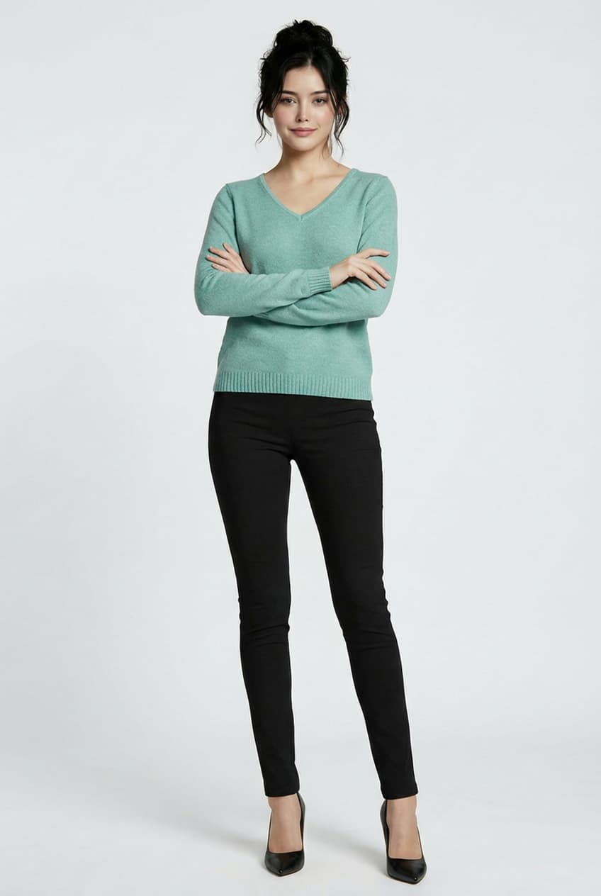 cashmere v-neck sweater