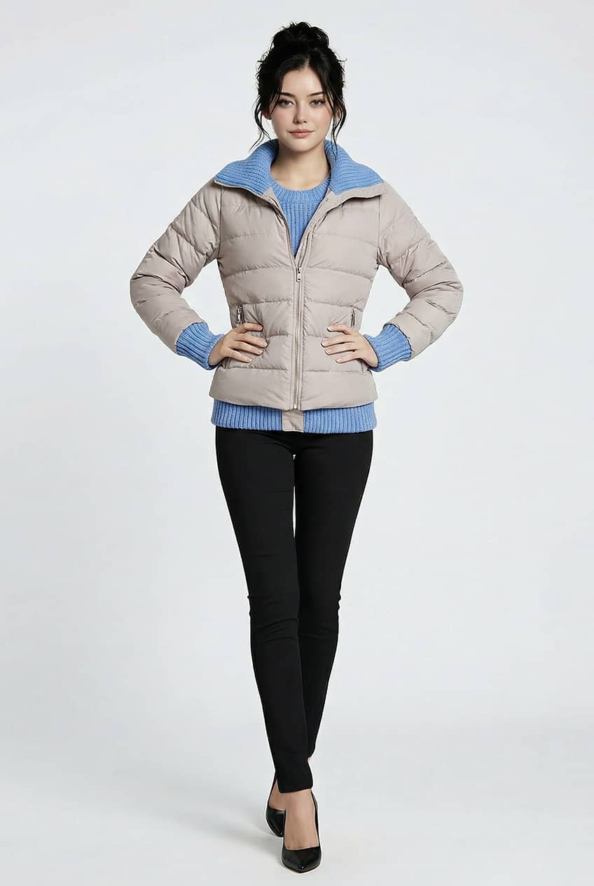 womens cashmere puffer jackets and down coats