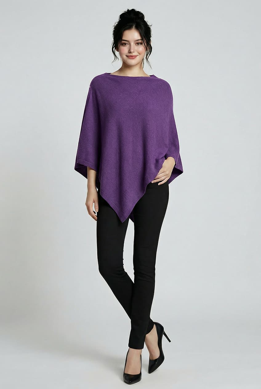 best cashmere poncho for women's