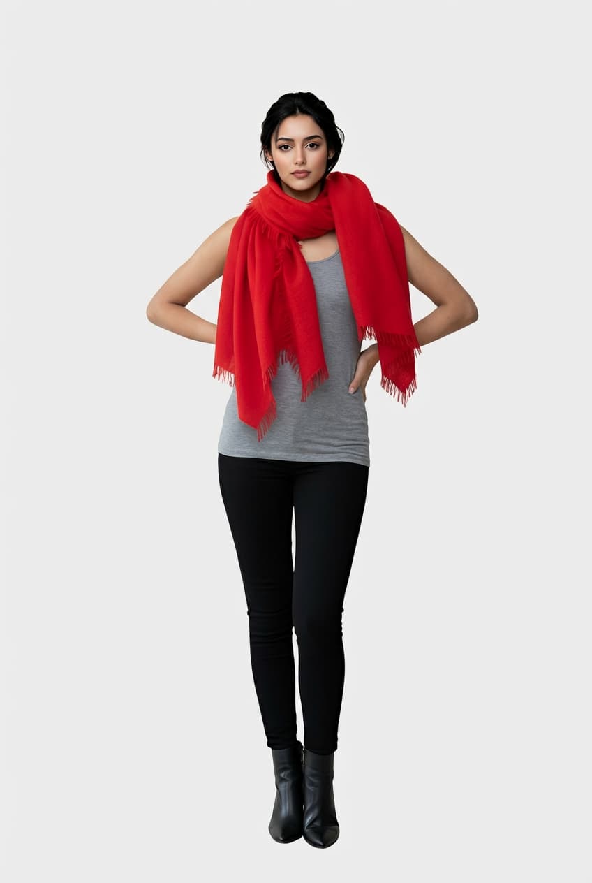 cashmere felted scarves