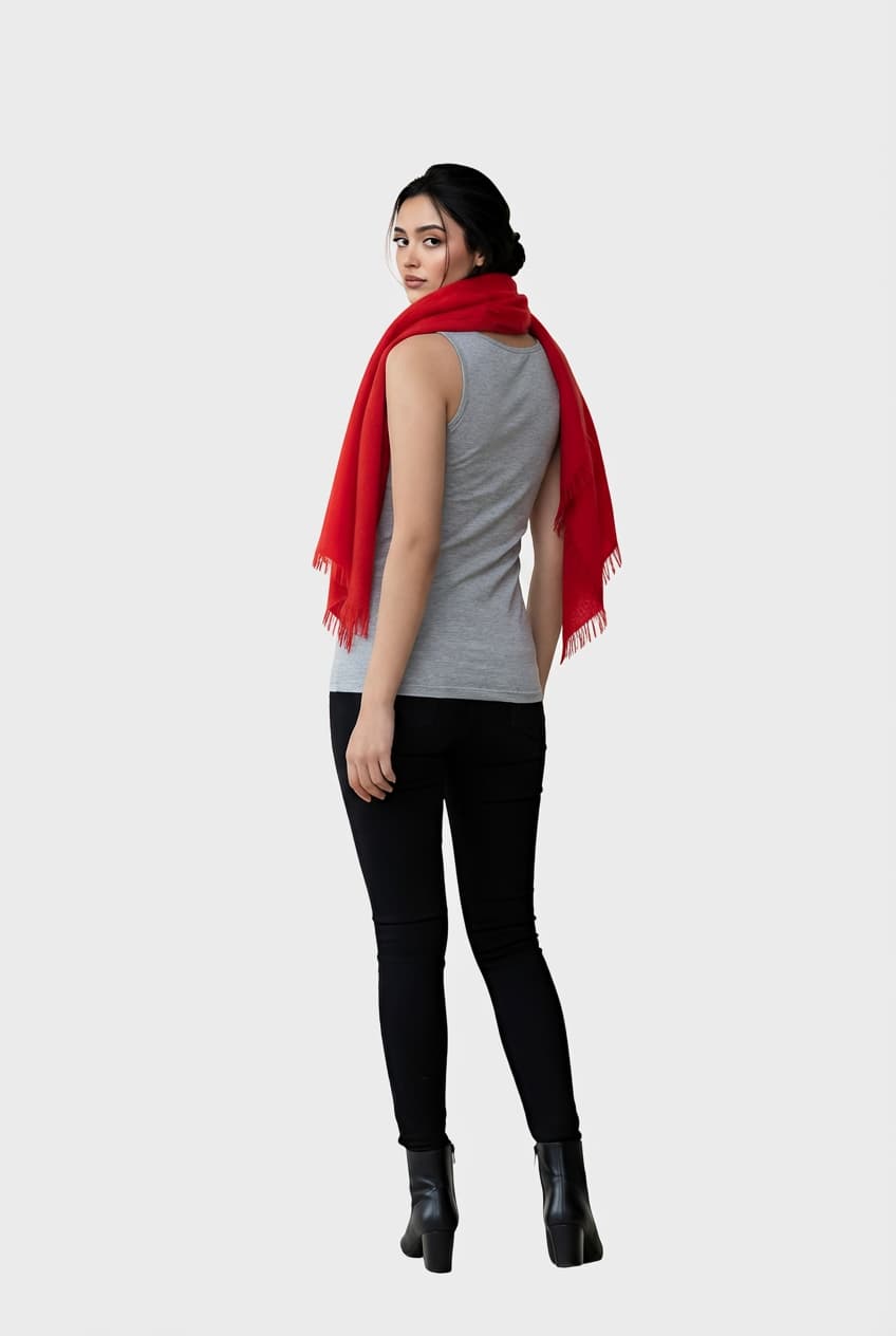 CHFS0015-3 felted cashmere scarf